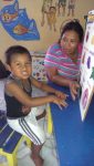 Kind aus dem Behindertenzentrum (CET) auf Ometepe.